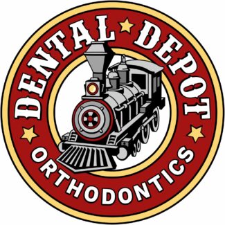 Dental Depot Orthodontics train circle logo