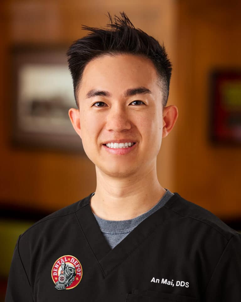 Headshot for Dr. An Mai, dentist at Dental Depot's South OKC location