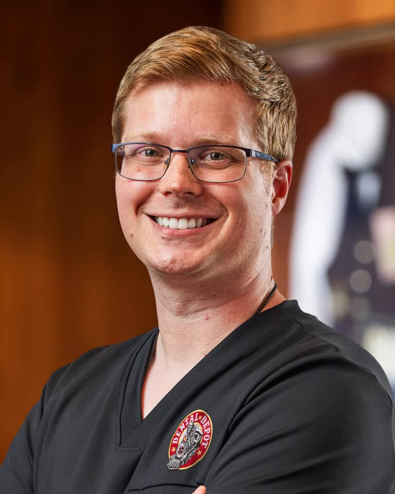 Head shot for Dr. Josh Fox at Dental Depot of Oklahoma.