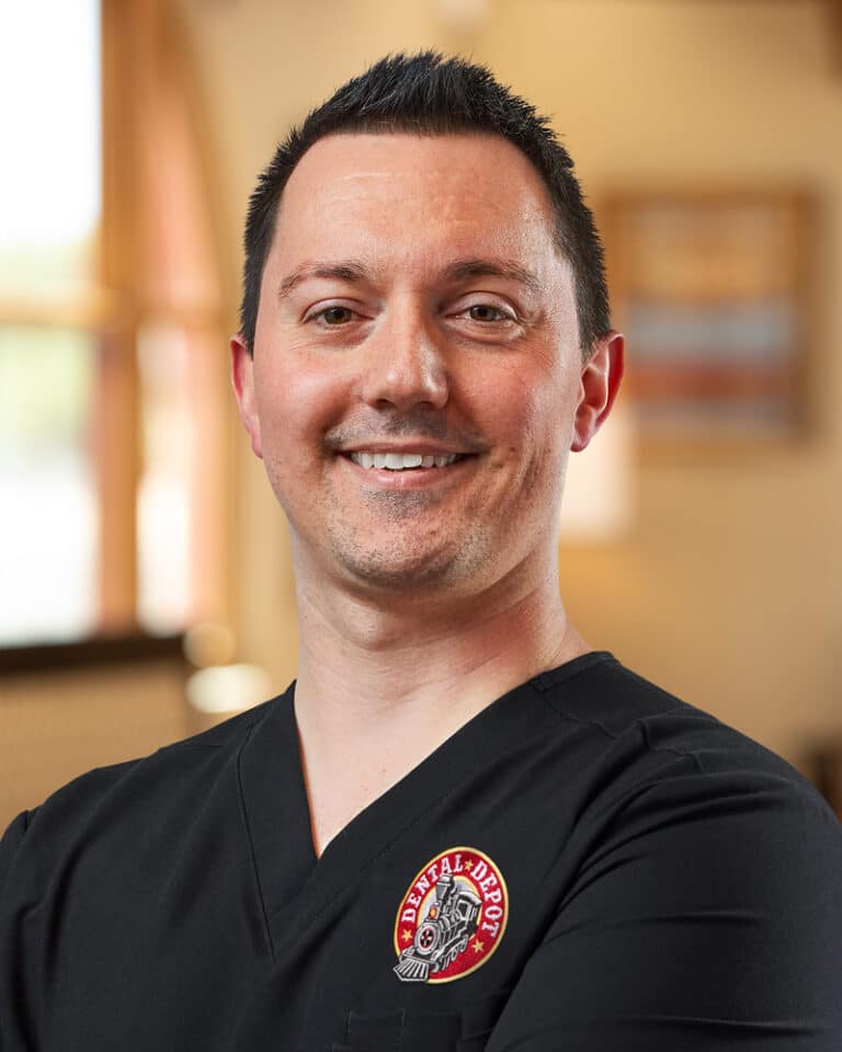 Head shot for Dr. Kody Sinko of Dental Depot in Oklahoma.