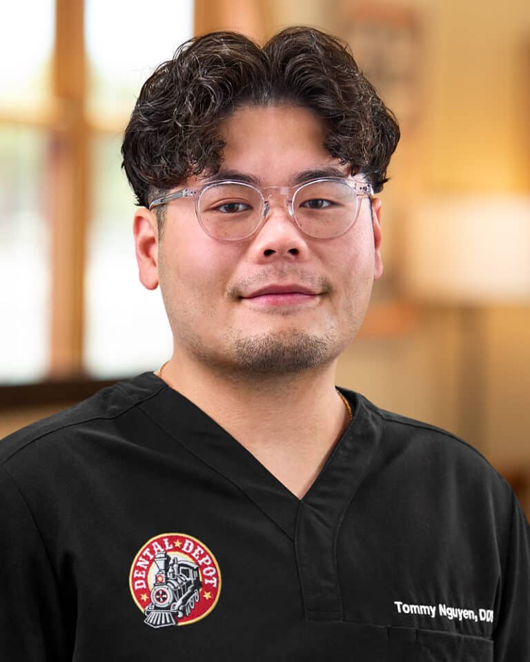 Head shot for Dr. Tommy Nguyen; dentist at Dental Depot of Oklahoma.