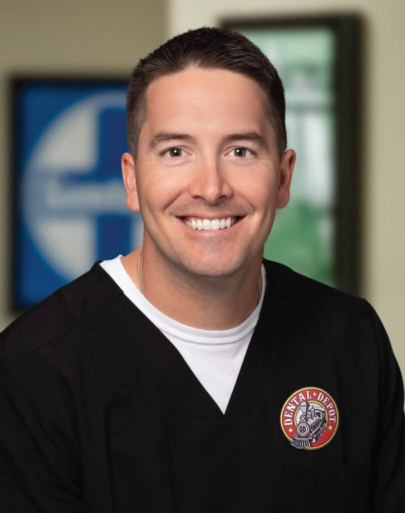 Headshot for Dr. Tyler Rolland of Dental Depot's dental clinic in Broken Arrow, OK