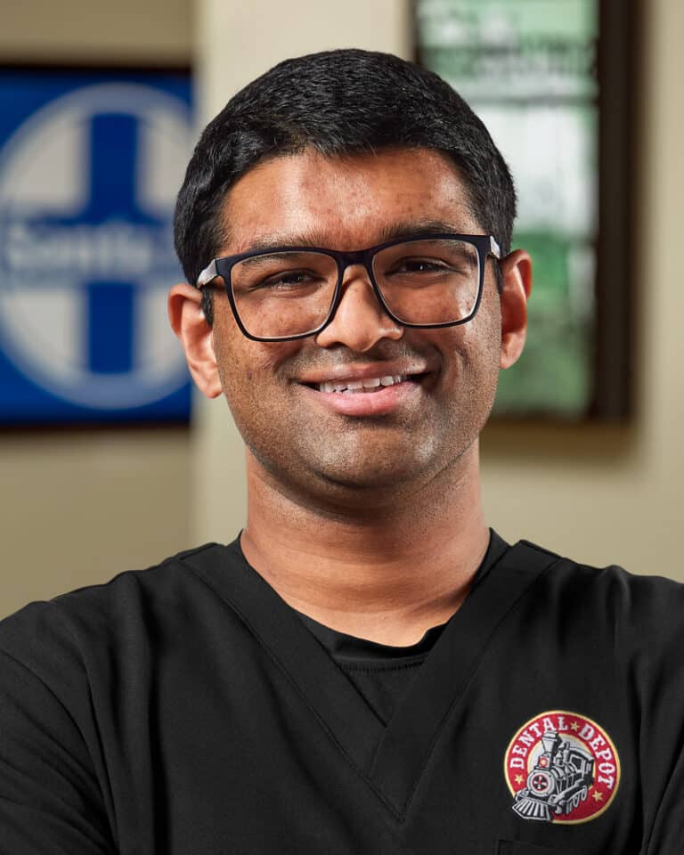 Head shot for Dr. Tony Abraham at Dental Depot of Oklahoma.