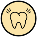 icon representing teeth whitening
