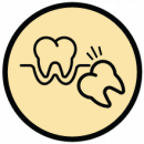 wisdom tooth removal icon